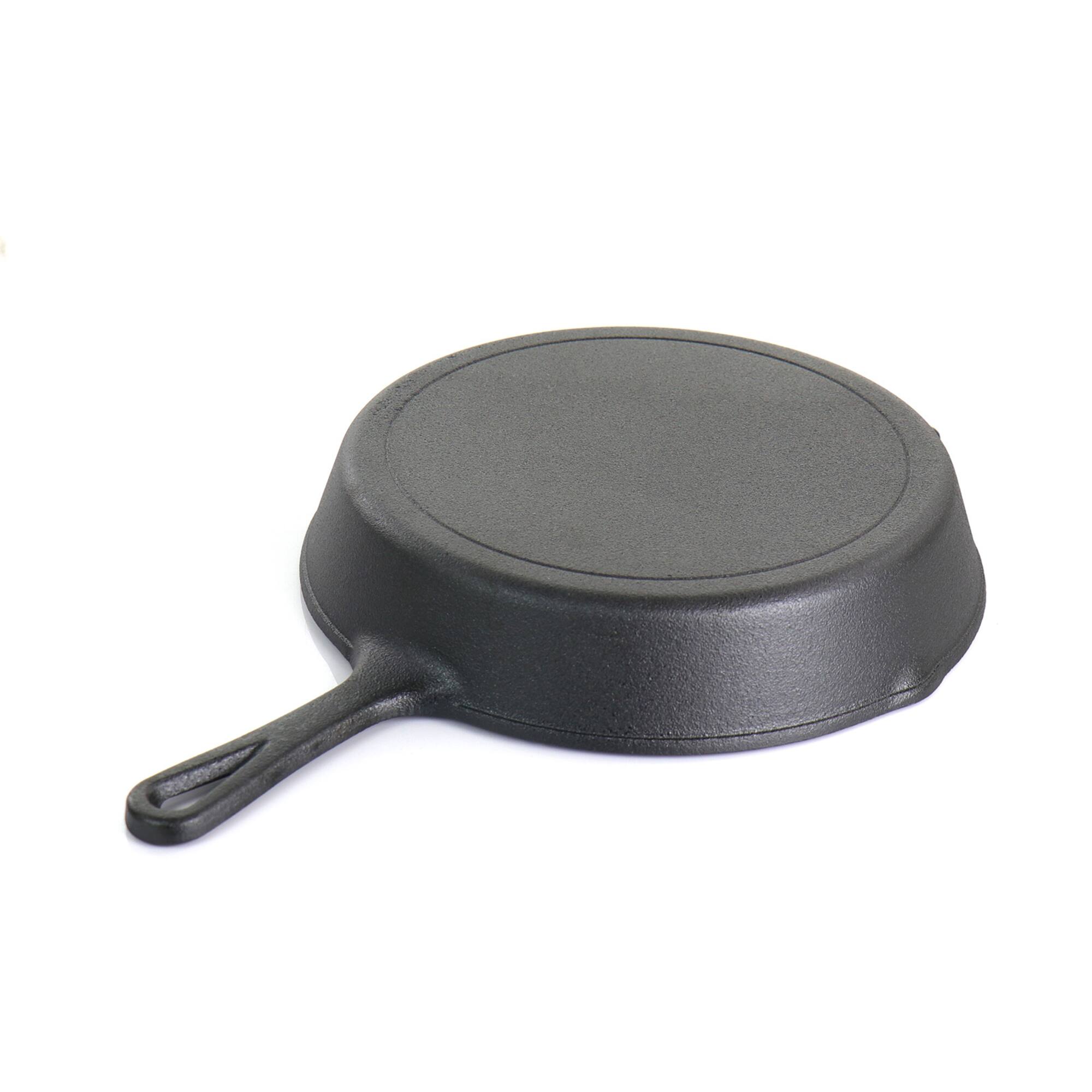 MegaChef Pre-Seasoned 3 Piece Cast Iron Skillet Set